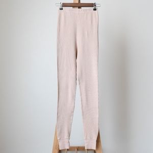 Rudy Jude High Waisted Thermal Pants in Mallow
